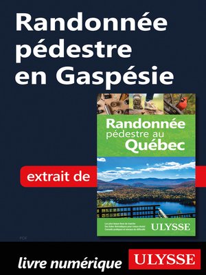 cover image of Randonnée pédestre en Gaspésie